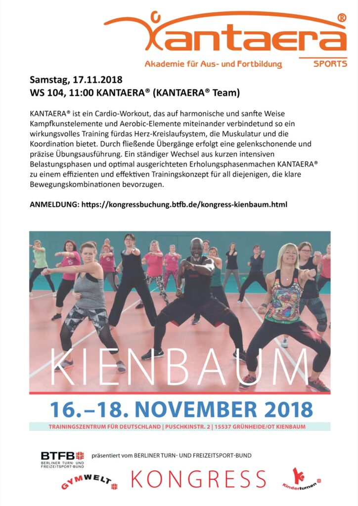 Programm des Kienbaum-Kongresses 2018 mit KANTAERA®-Workshop