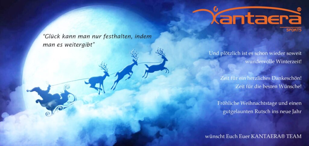 Weihnachtskarte 2019 des KANTAERA®-Teams